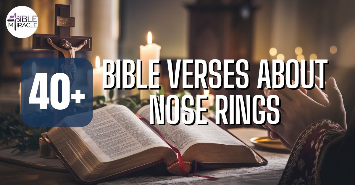 Bible Verses About Nose Rings