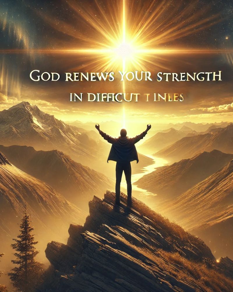 God Renews Your Strength in Difficult Times