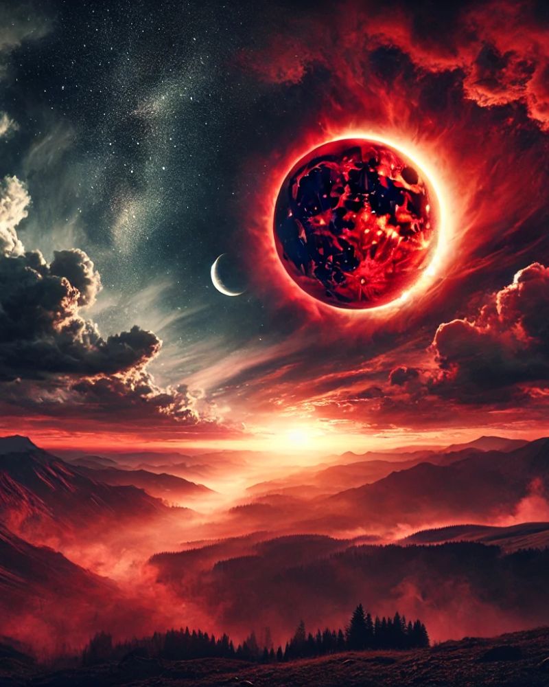 The Sun Darkened and the Moon Turned to Blood