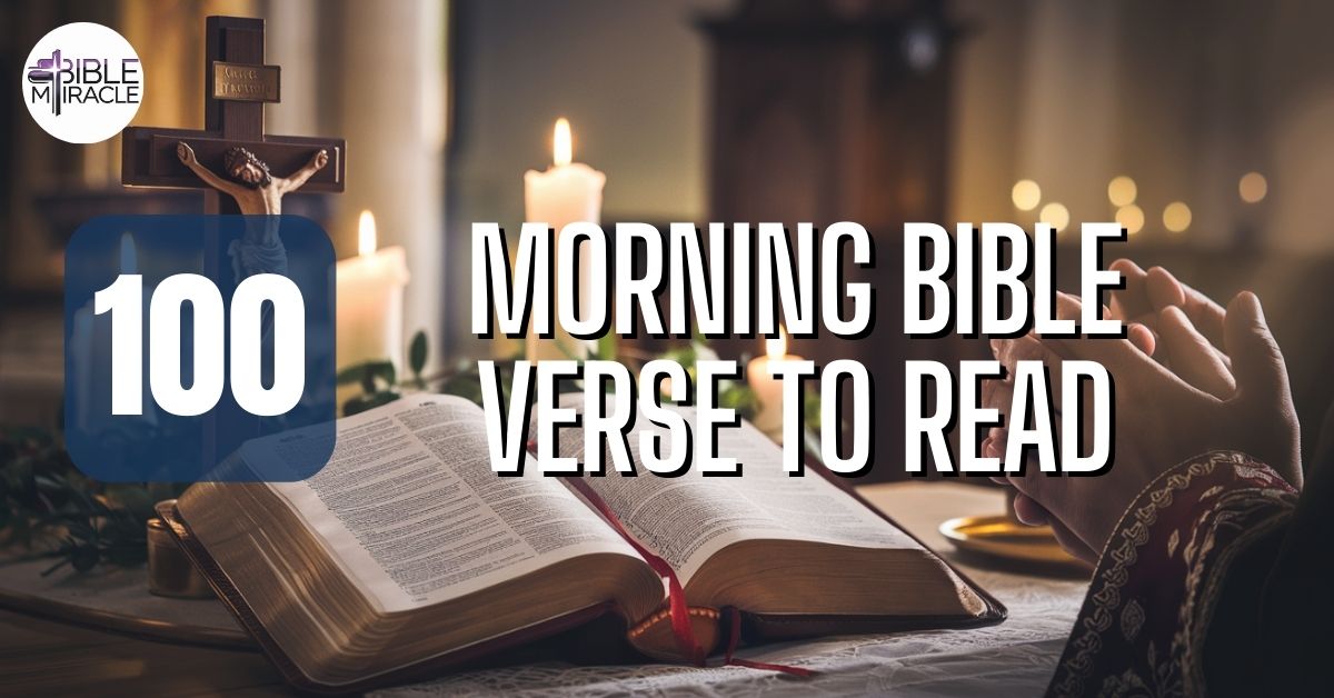 Morning Bible Verse To Read