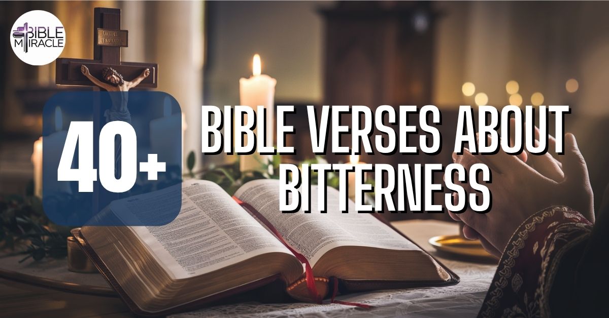Bible Verses About Bitterness